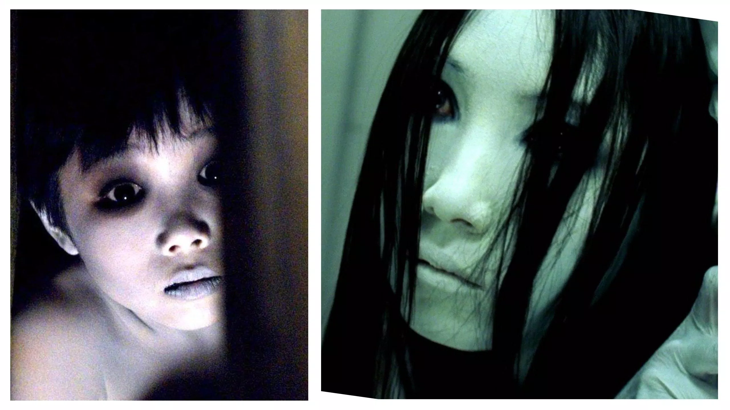 Toshio và Kayako trong The Grudge