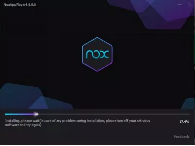 Sau đó, bạn chỉ cần chờ đợi NoxPlayer tự cài đặt. Ảnh: BlogAnChoi