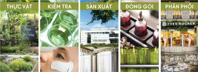 Yves Rocher đảm nhiệm tất cả các vai trò của một thương hiệu hàng đầu