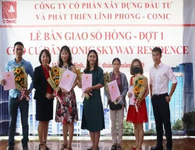 bàn giao sổ hồng