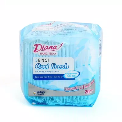 Băng vệ sinh diana sensi cool fresh (nguồn ảnh: internet) Băng vệ sinh diana sensi cool fresh (nguồn ảnh: internet)