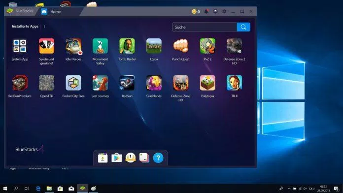 Giao diện phần mềm BlueStacks phiên bản mới nhất (Nguồn: Internet).