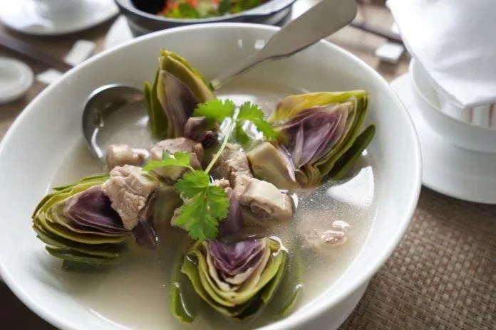 Canh atisô