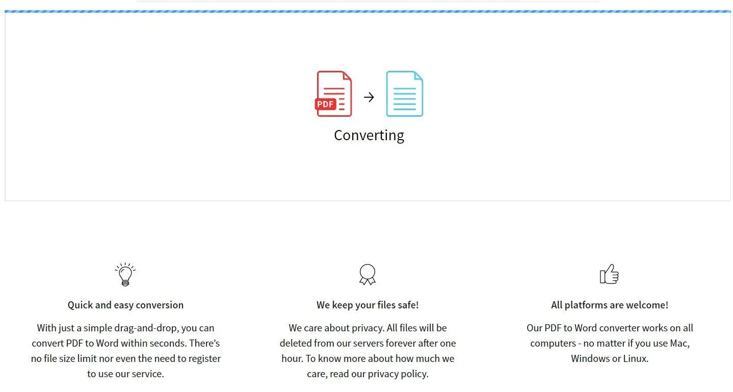 Bạn cần chờ một chút để công cụ xử lí. Ảnh: BlogAnChoi