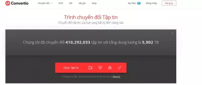 Chọn định dạng và tải tệp tin bạn muốn chuyển đổi lên. Ảnh: BlogAnChoi