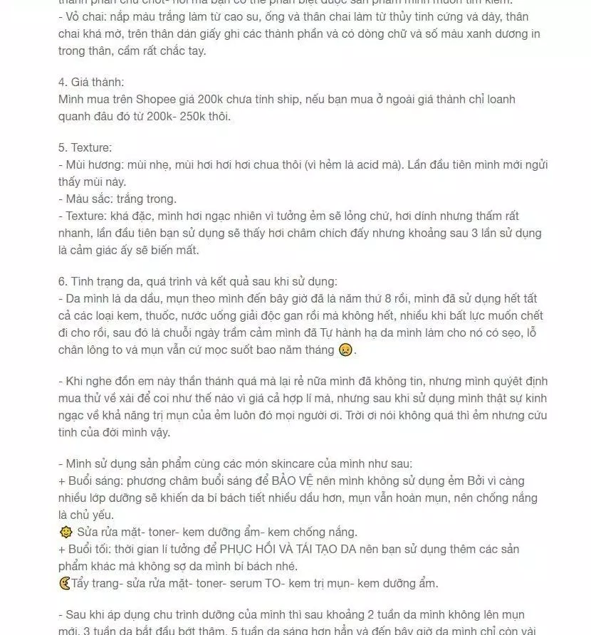 Đánh giá của khách hàng trên trang Fi:me. (nguồn: BlogAnChoi)