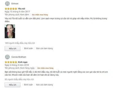 Đánh giá từ khách hàng đã sử dụng sản phẩm trên trang Amazon Đánh giá từ khách hàng đã sử dụng sản phẩm trên trang Amazon (Ảnh: BlogAnChoi)