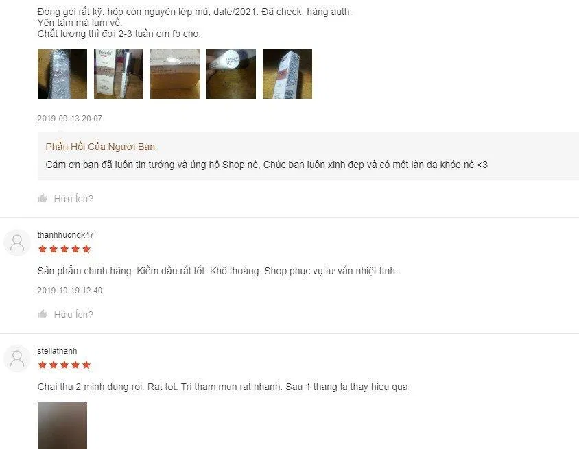 Đánh giá từ khách hàng sử dụng sản phẩm trên trang Shopee Đánh giá từ khách hàng sử dụng sản phẩm trên trang Shopee (Ảnh: BlogAnChoi)