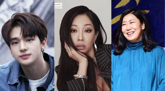 Stray Kids Hyunjin, Jessi và diễn viên Ra Mi Ran. jessi-hyunjin-miran