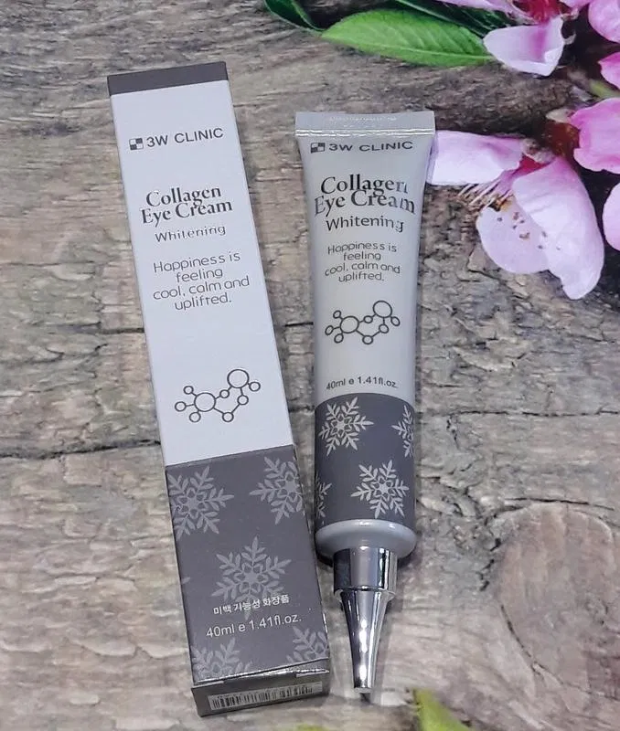 Kem dưỡng mắt của 3W Clinic với thiết kế bao bì khá đẹp và sang trọng kem dưỡng mắt