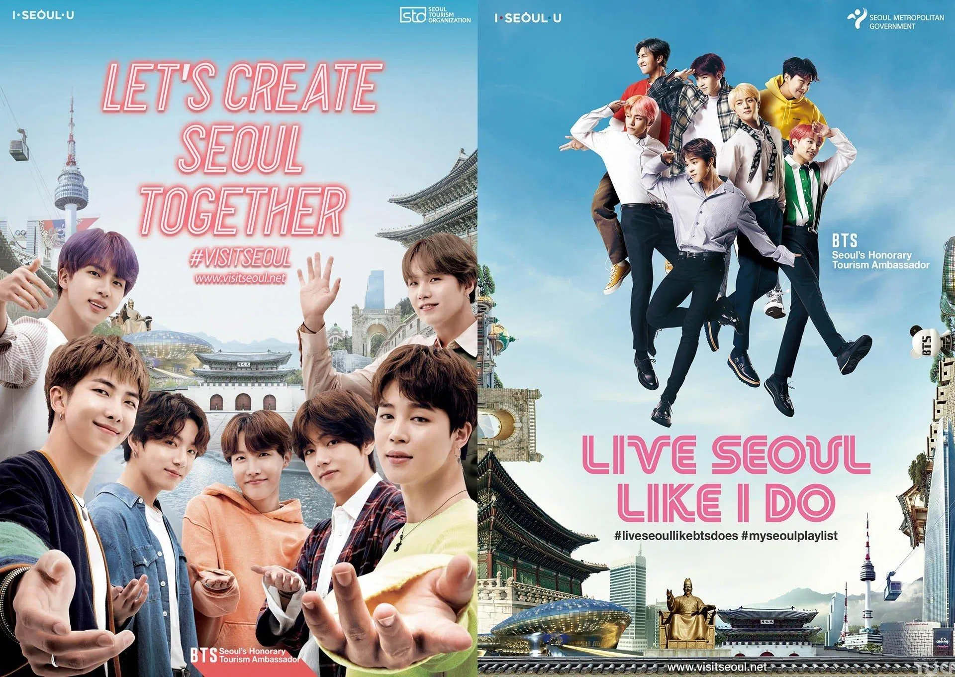 Chiến dịch quảng bá du lịch của Seoul với đại sứ BTS lets create seoul together with bts