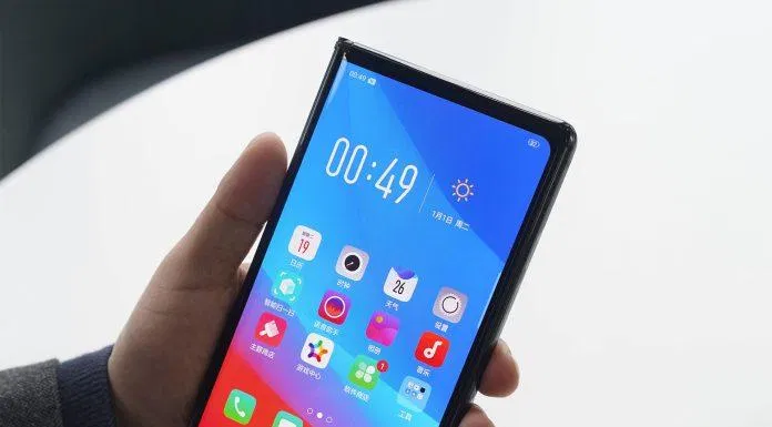 Thiết kế của smartphone màn gập đến từ Oppo. Ảnh: internet