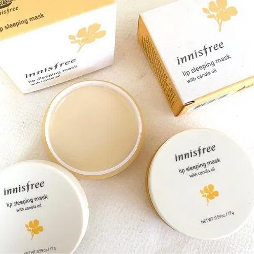 Mặt nạ ngủ môi chiết xuất từ mật ong và dầu cải Innisfree Mặt nạ ngủ môi chiết xuất từ mật ong và dầu cải Innisfree (Ảnh: TinhVe)