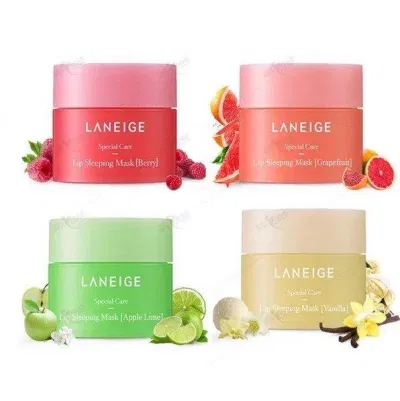 Bốn mùi hương chiết xuất từ các loại trái cây của mặt nạ ngủ môi Laneige Bốn mùi hương chiết xuất từ các loại trái cây của mặt nạ ngủ môi Laneige (Ảnh: BlogAnChoi)