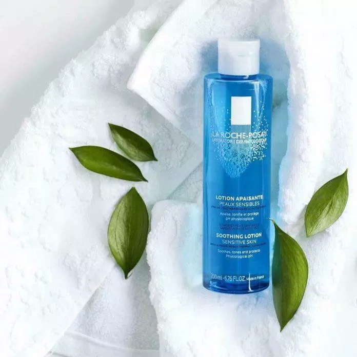 La Roche-Posay Soothing Lotion Sensitive Skin làm dịu làn da đang bị thương tổn. (nguồn: Internet)