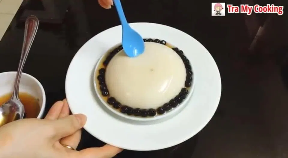 Pudding đậu nành trân châu