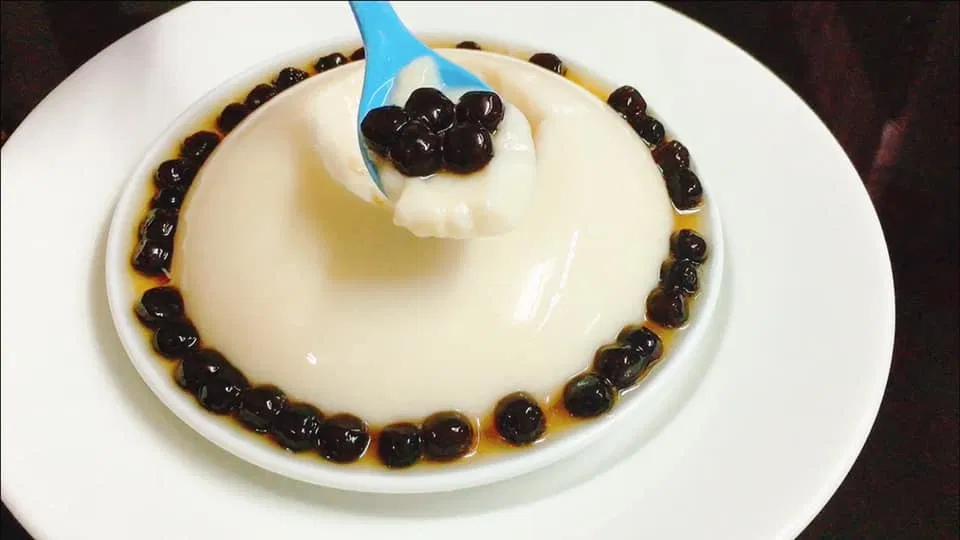 Pudding đậu nành trân châu