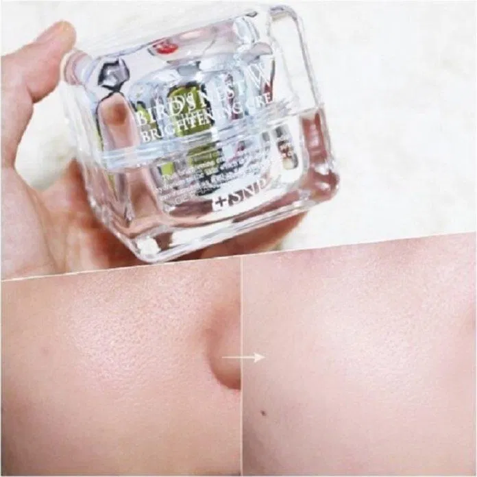 Review kem dưỡng tổ yến SNP Bird’s Nest W+ Brightening Cream: Da sáng bật tông (Ảnh: Internet) Review kem dưỡng tổ yến SNP Bird’s Nest W+ Brightening Cream: Da sáng bật tông 6