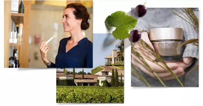 Mathilde Thomas bên cạnh dòng sản phẩm chiết xuất chủ yếu từ tinh chất hạt nho nổi tiếng. (Ảnh: Internet) Mathilde Thomas bên cạnh dòng sản phẩm chiết xuất chủ yếu từ tinh chất hạt nho nổi tiếng. (Ảnh: Internet)