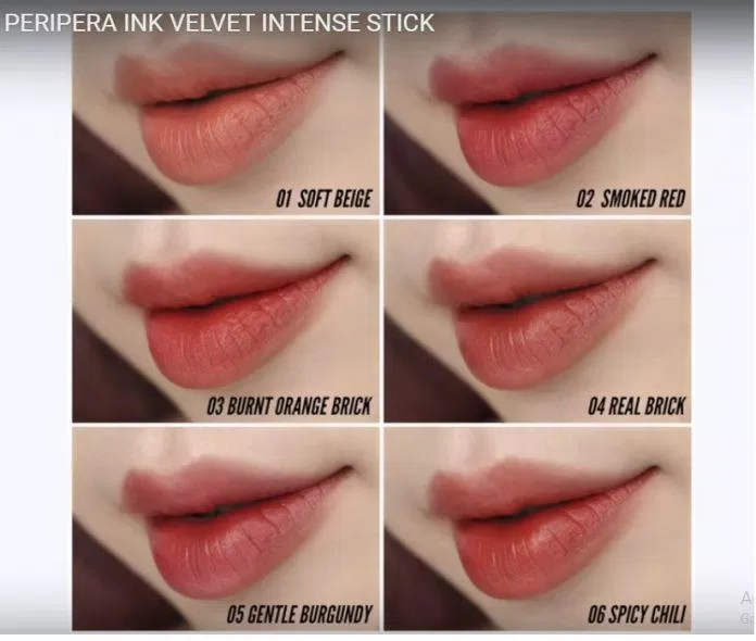 Peripera Ink Velvet Intense Stick thoa lòng môi