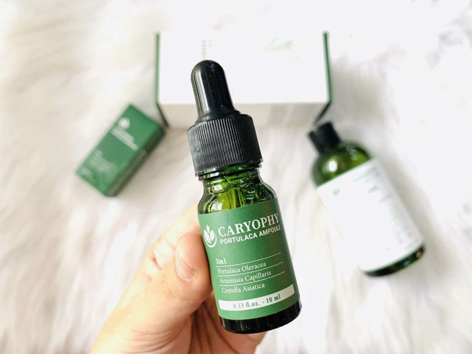 Hiệu quả làm lành mụn kích ứng và khả năng ngừa thâm, kiềm dầu của serum trị mụn Caryophy vô cùng hiệu nghiệm khiến mình bất ngờ, thích thú. (Ảnh: Internet)