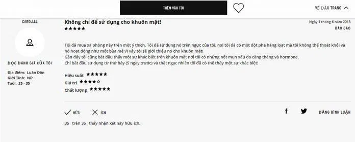 Một ưu điểm vượt trội của xà phòng rửa mặt The Body Shop chính là hiệu quả sử dụng làm sạch cho cả cơ thể đấy nhé. (Ảnh: TinhVe) Một ưu điểm vượt trội của xà phòng rửa mặt The Body Shop chính là hiệu quả sử dụng làm sạch cho cả cơ thể đấy nhé. (Ảnh: TinhVe)