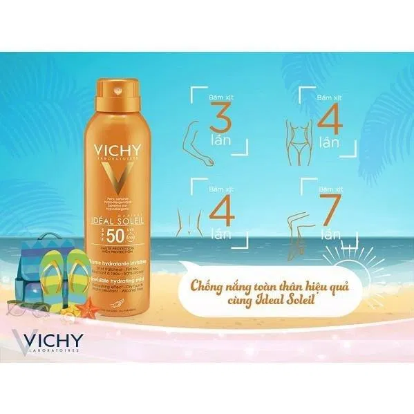 Thiết kế của xịt chống nắng toàn bộ cơ thể Vichy vô cùng chắc chắn nên nàng có thể an tâm mang theo đi đâu cũng được. (Ảnh: Internet) Thiết kế của xịt chống nắng toàn bộ cơ thể Vichy vô cùng chắc chắn nên nàng có thể an tâm mang theo đi đâu cũng được. (Ảnh: Internet)