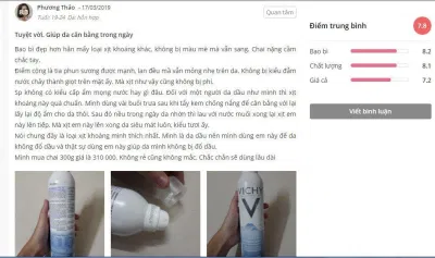 Xịt khoáng Vichy với khả năng cấp ẩm "thần tốc" đủ chinh phục cả những ngày hè nắng nóng nhất nhé. (Ảnh: BlogAnChoi) Xịt khoáng Vichy với khả năng cấp ẩm "thần tốc" đủ chinh phục cả những ngày hè nắng nóng nhất nhé. (Ảnh: BlogAnChoi)