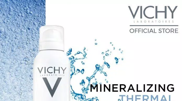 Xịt khoáng Vichy giúp củng cố, hình thành hàng rào bảo vệ da, cấp ẩm tức thì cho làn da khỏe mạnh trước các tác động của môi trường. (Ảnh: Internet)