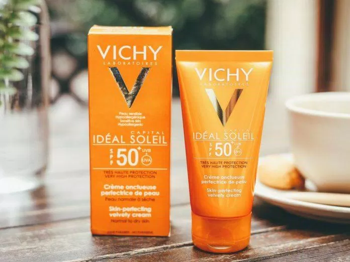 Kem chống nắng Vichy với loạt thành phần chính an toàn, hiệu quả cao trong việc bảo vệ làn da trước tác hại của UV và ánh nắng mặt trời. (Ảnh: Internet)