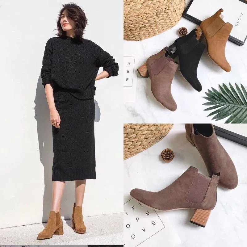 Những đôi boot lửng là phụ kiện đi kèm không thể thiếu. (Nguồn: Internet)