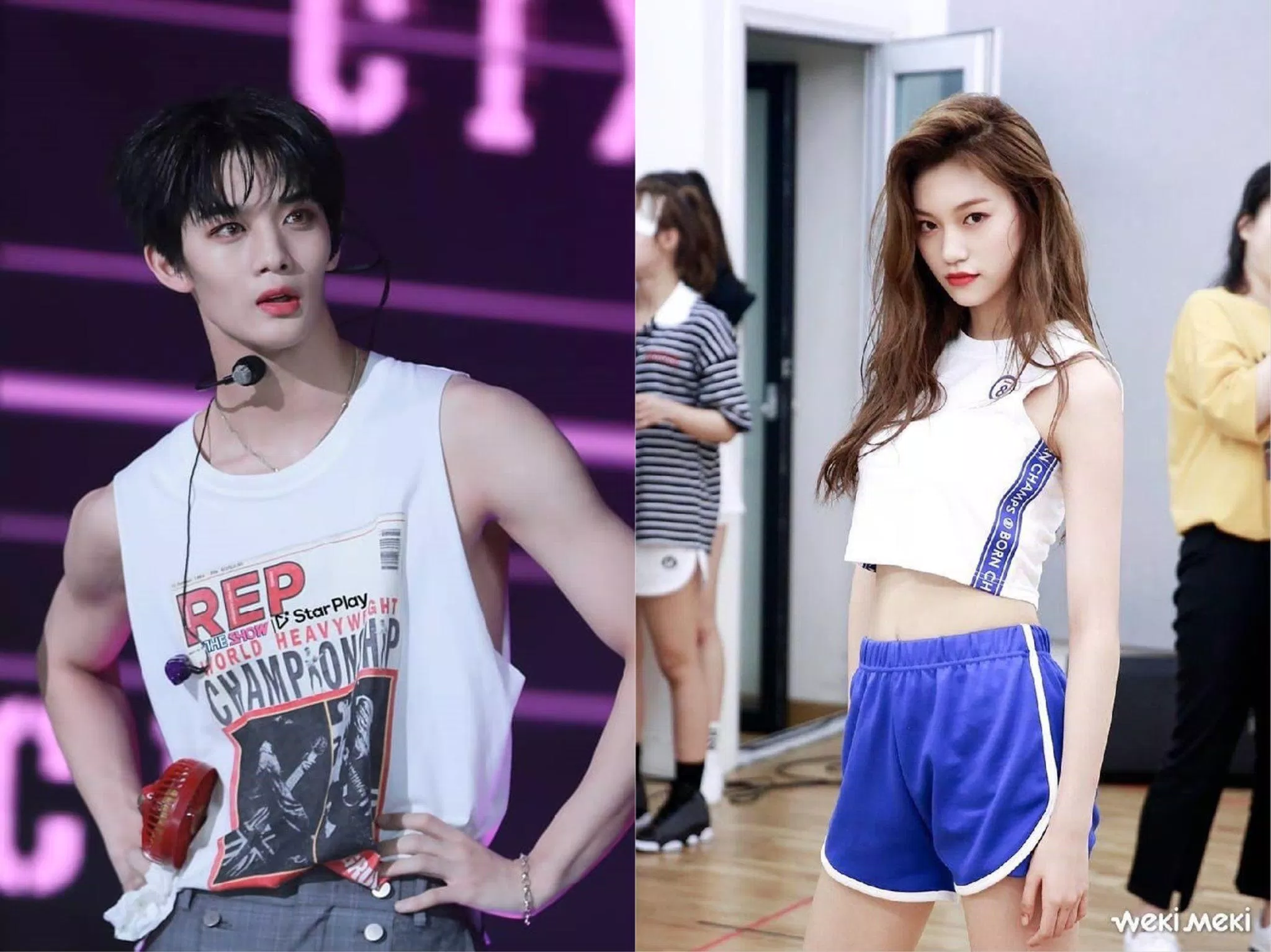 Weki Meki Kim Doyeon và CIX Bae Jinyoung