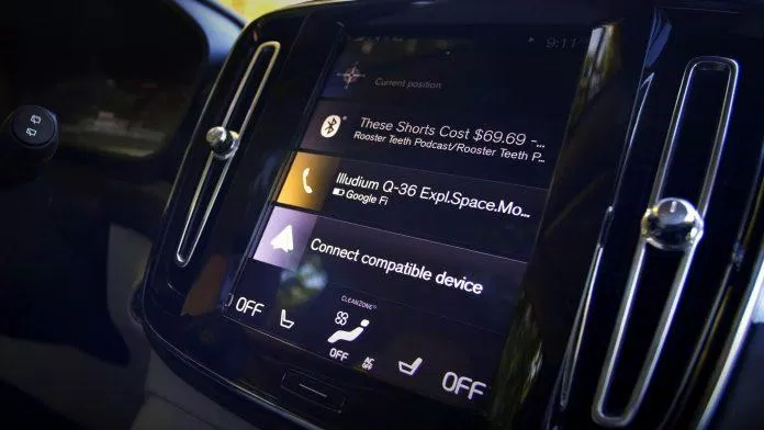 Hệ thống thông tin giải trí Volvo Sensus. Ảnh: internet