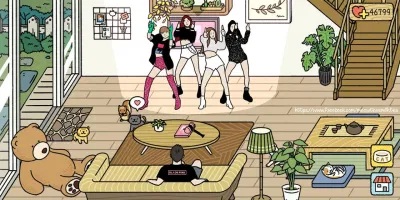 BLACKPINK còn được mời trình diễn live để giải trí cho gia đình nhỏ adorable home tình huống hài hước