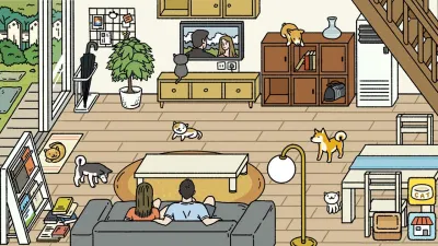 Phòng khách siêu cấp đáng yêu với hàng loạt chú chó mèo adorable home