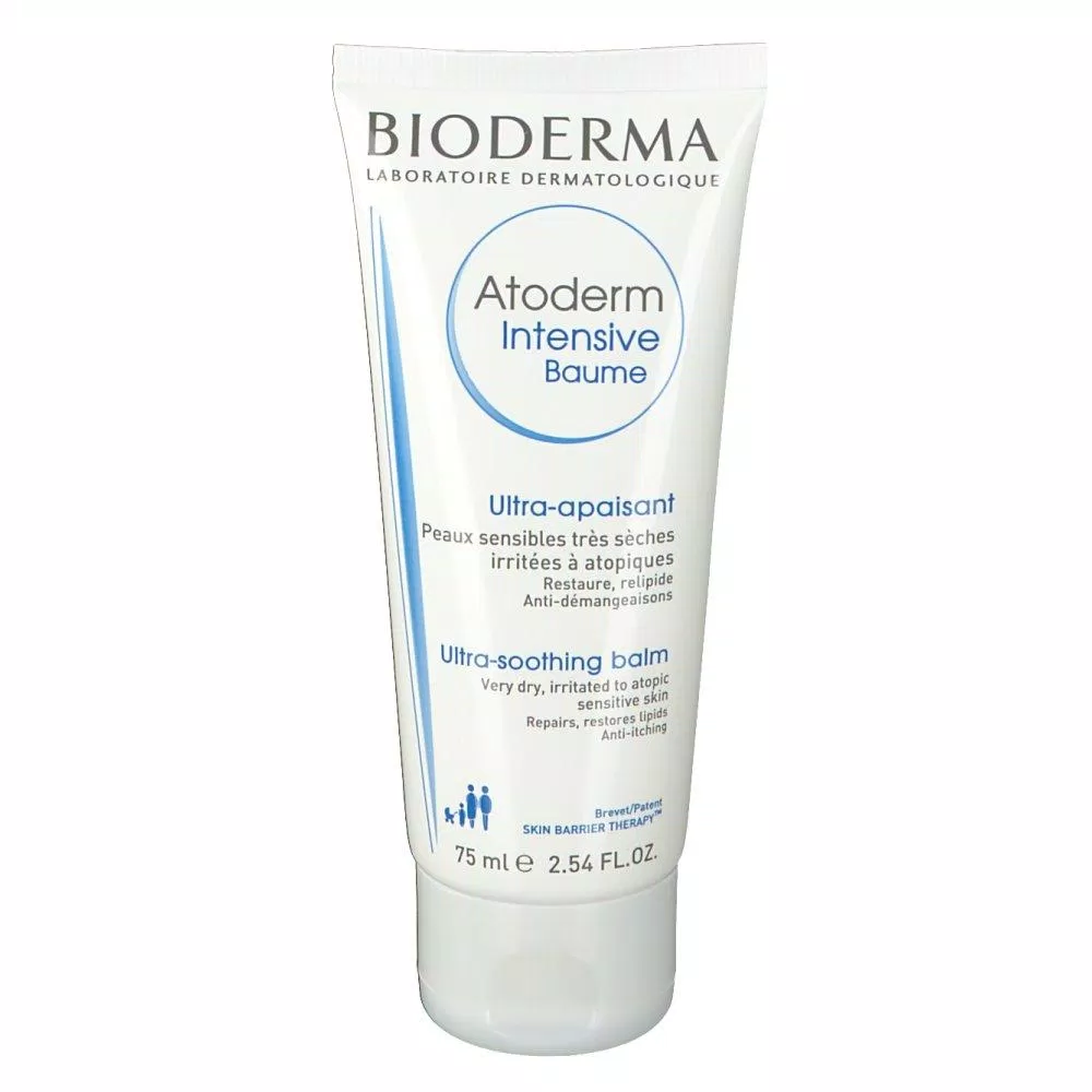 Bao bì, thiết kế của kem dưỡng ẩm Bioderma Atoderm Intensive Baume