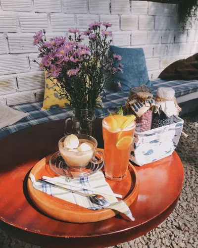 Thức uống tại Boho Corner được đánh giá là khá ngon và trang trí bắt mắt