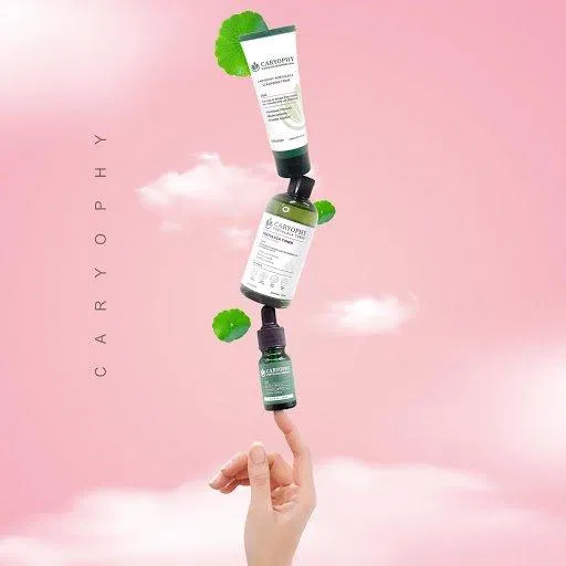 Kết hợp sử dụng bộ ba sản phẩm trị mụn của Caryophy để mang lại hiệu quả tốt nhất. (Nguồn: Internet)