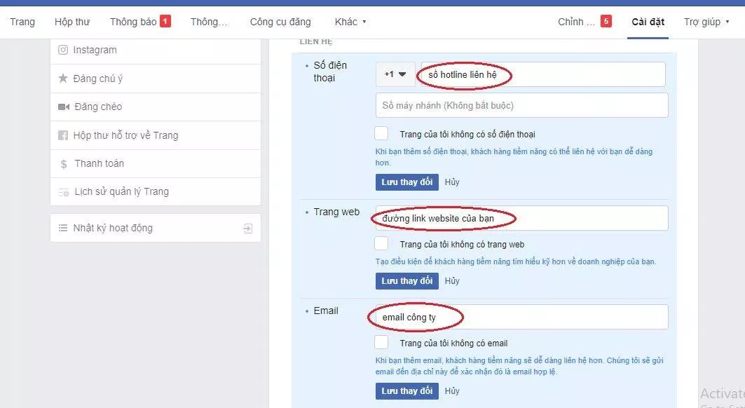 cách tạo fanpage facebook bán hàng