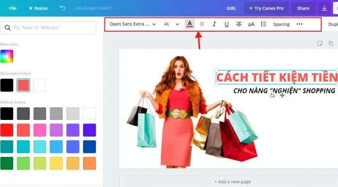 thiết kế ảnh đẹp với canva