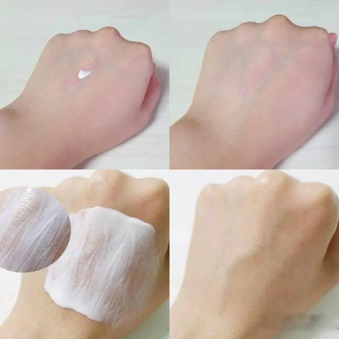 Kem chống nắng Innisfree Intensive Long-Lasting Sunscreen SPF50+ PA++++ có khả năng thẩm thấu nhanh và chống nước tốt chất kem