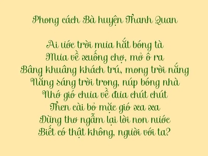 Dịch thơ ảo tung chảo