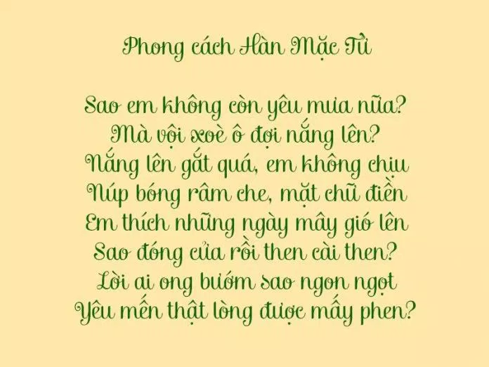 Dịch thơ ảo tung chảo