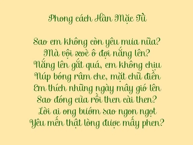 Dịch thơ ảo tung chảo