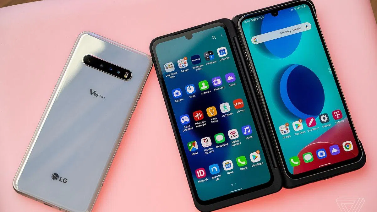 LG V60 ThinQ vẫn có thiết kế quen thuộc. Ảnh: internet