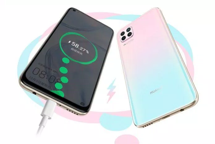 Khả năng sạc nhanh trên Huawei Nova 7i. Ảnh: internet