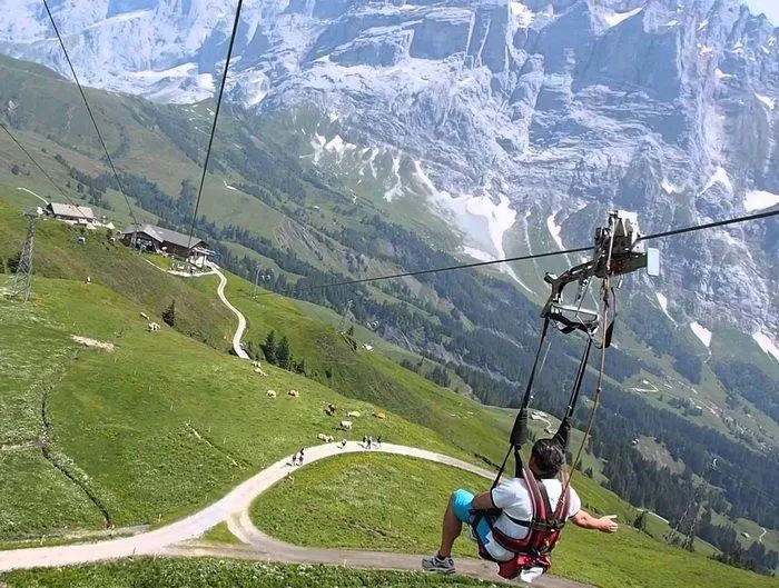 Đường trượt zipline First-Schreckfeld