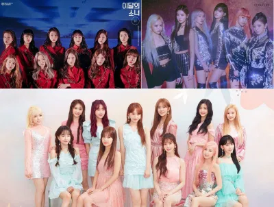 Sự đối đầu đầy thú vị giữa những tân binh (EVERGLOW, LOONA, IZ*ONE,...) girl comeback
