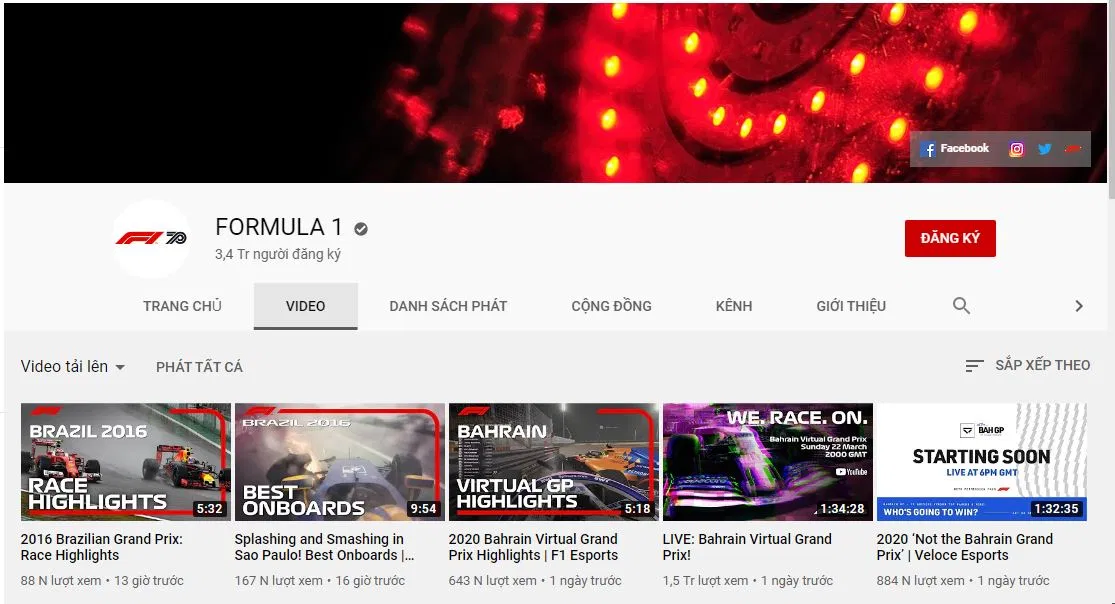 Youtube thể thao