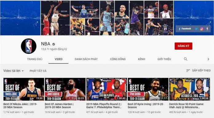 Youtube thể thao